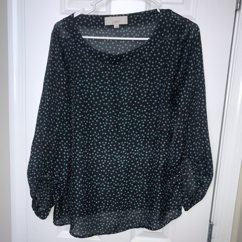 Loft Polka Dot Blouse